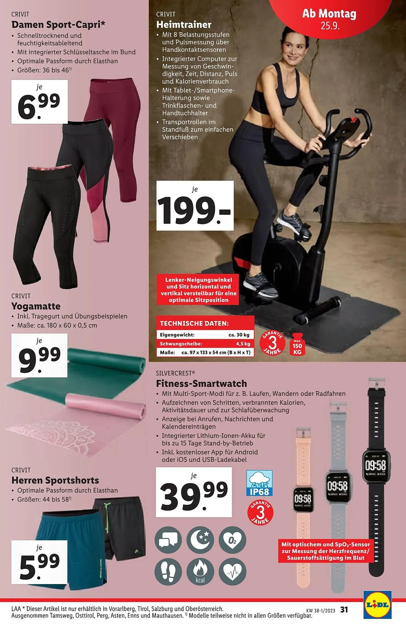 Lidl Flugblatt von 21. September bis 27. September 2023 - Flugblätt seite 33