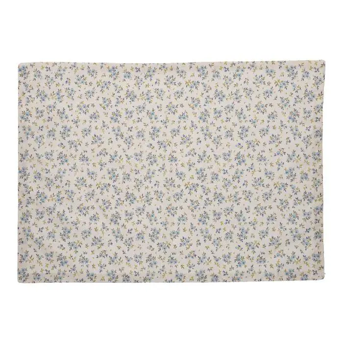 Platzset Blümchen, hellblau, 33 x 46 cm