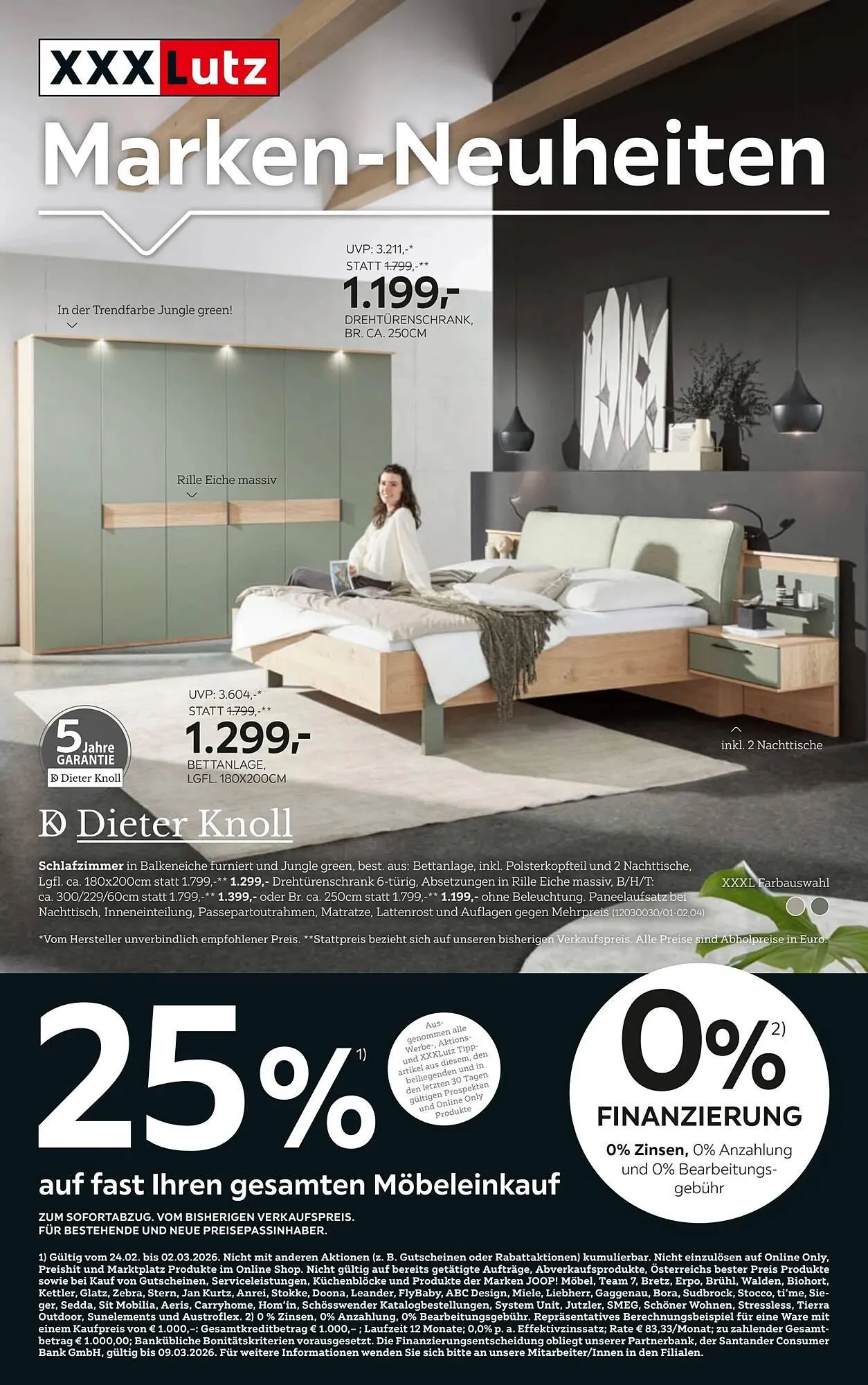 XXXLutz Prospekt von 24. Februar bis 10. März 2026 - Flugblätt seite  1