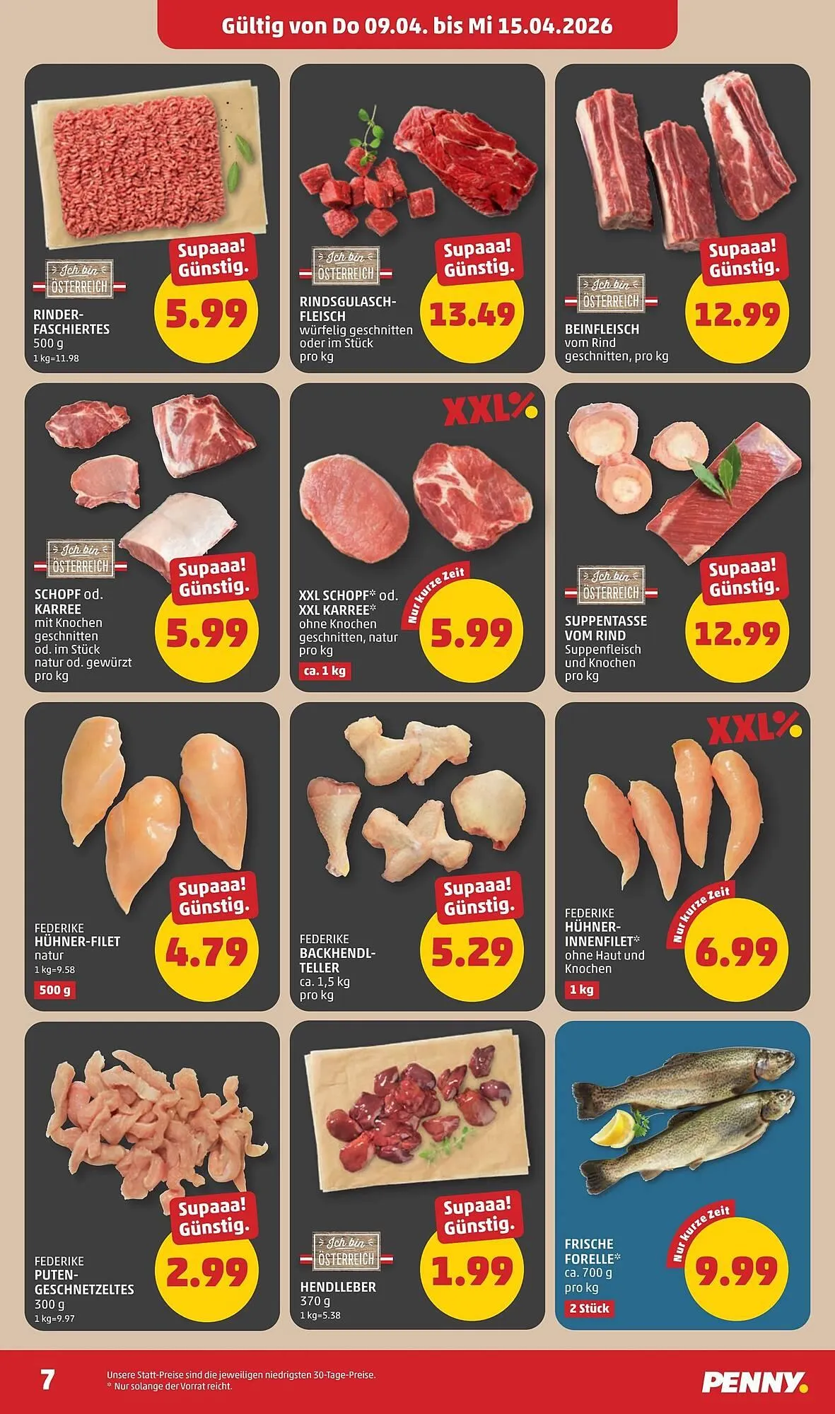 PENNY Flugblatt von 9. April bis 15. April 2026 - Flugblätt seite 7