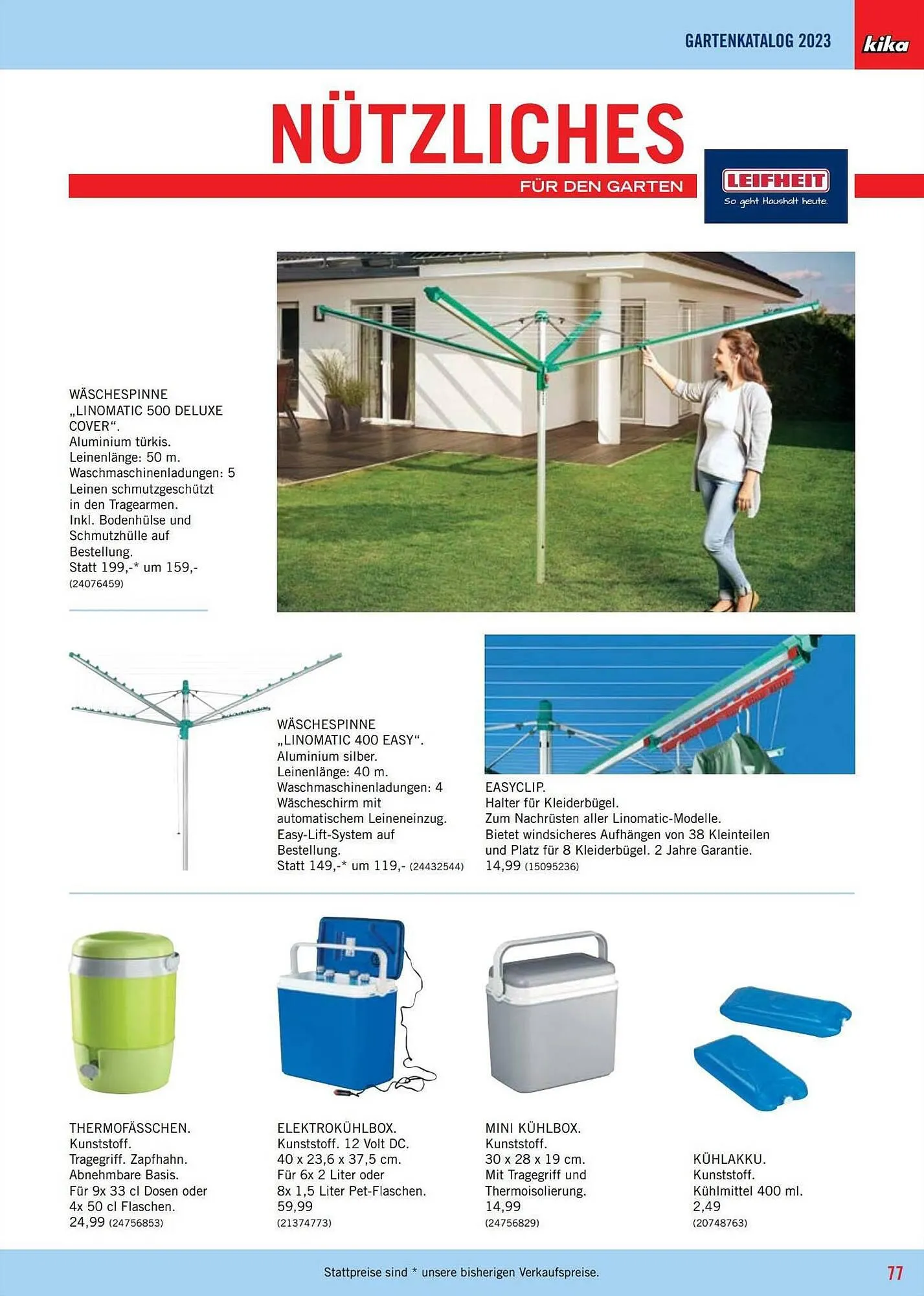 kika Flugblatt von 3. Februar bis 31. August 2023 - Flugblätt seite  77