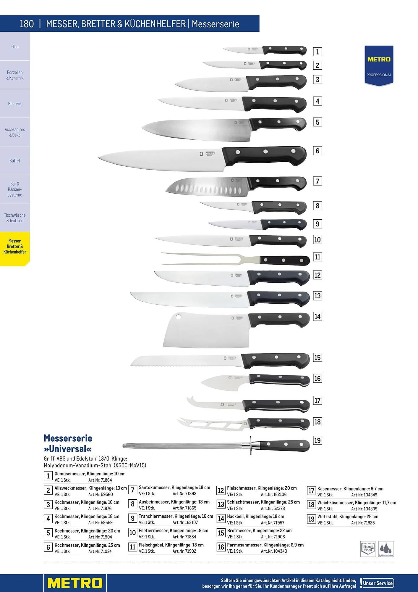 Metro Flugblatt von 25. März bis 31. Dezember 2026 - Flugblätt seite  180
