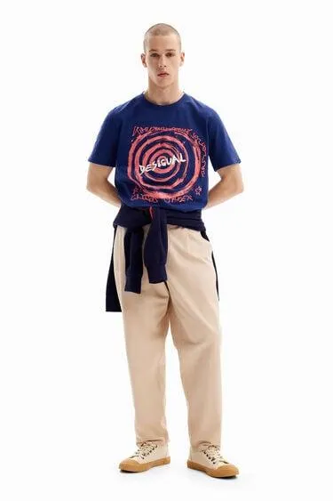 T-Shirt Spirale mit Logo