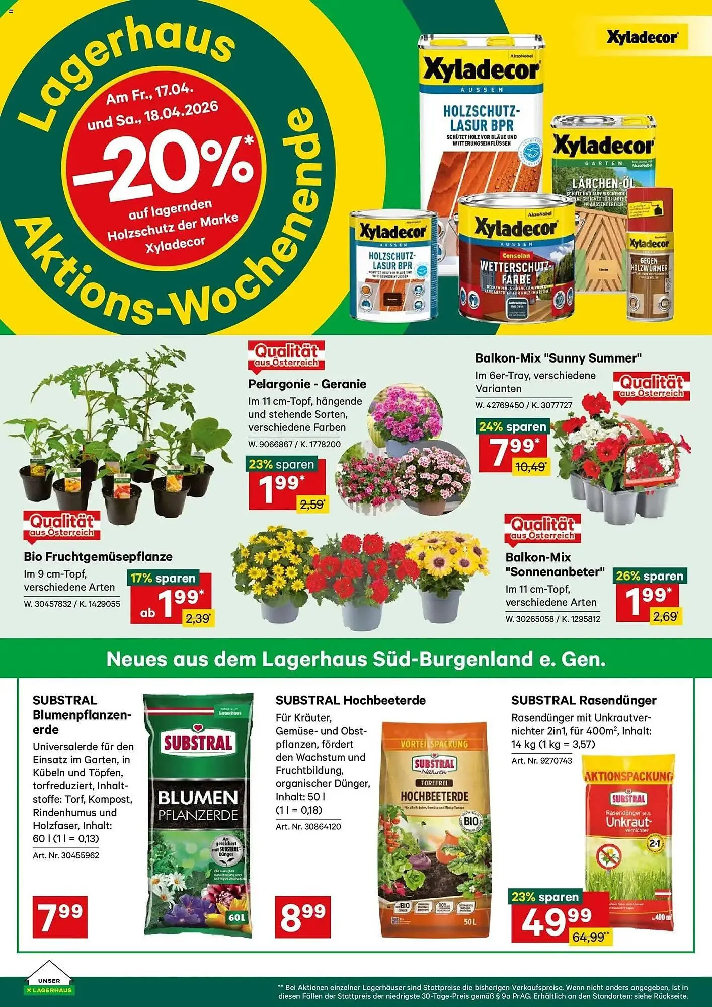 Lagerhaus Flugblatt von 8. April bis 26. April 2026 - Flugblätt seite 2