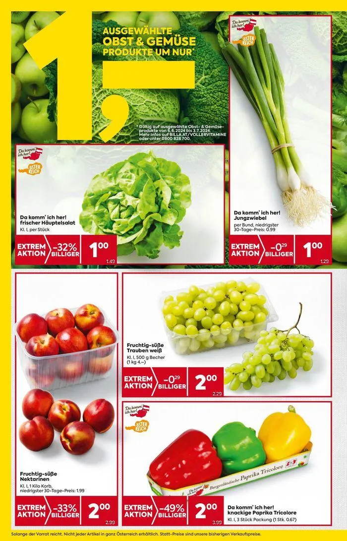 Billa flugblatt von 13. Juni bis 27. Juni 2024 - Flugblätt seite  4