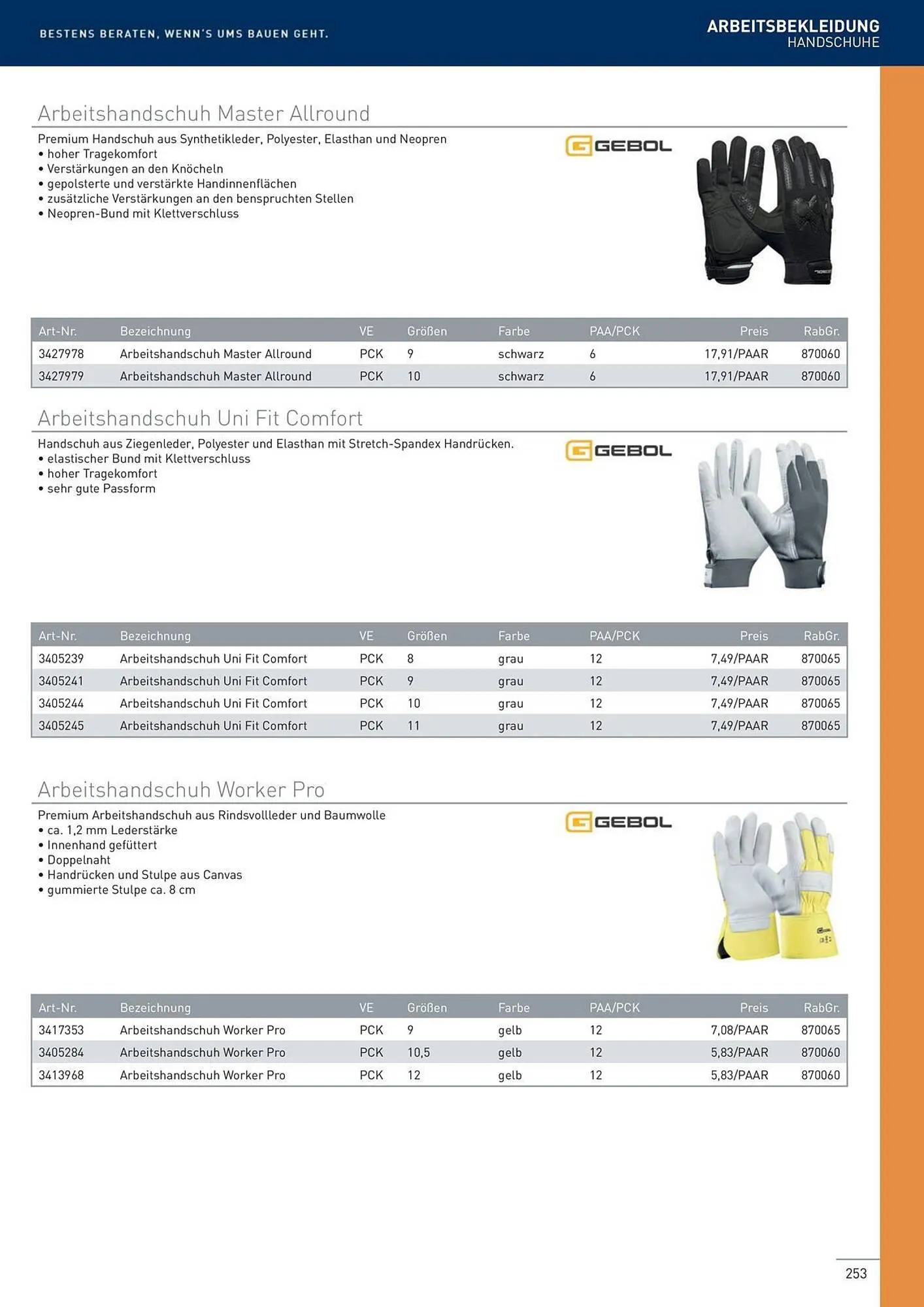 Würth Flugblatt von 22. Februar bis 31. Dezember 2024 - Flugblätt seite 253