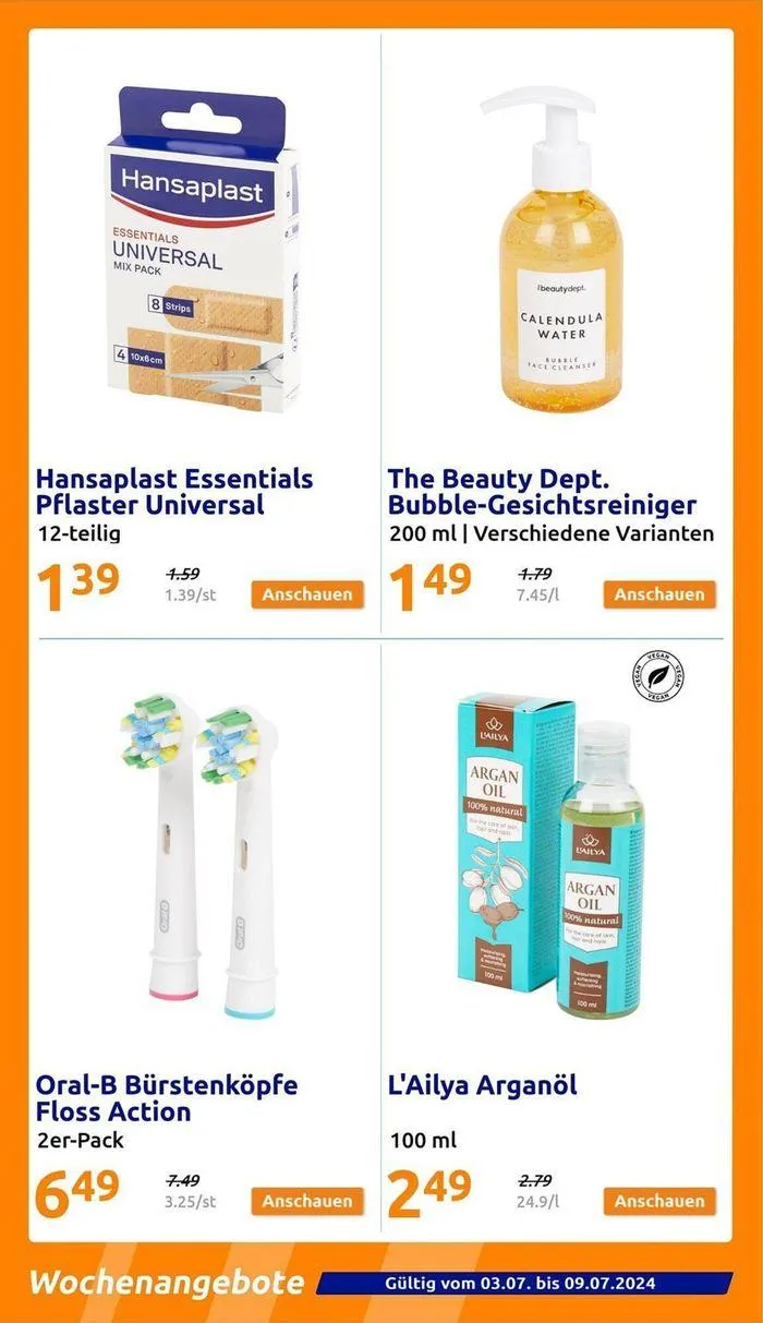 Action Flugblatt Bis 09.07.2024 von 4. Juli bis 18. Juli 2024 - Flugblätt seite 16