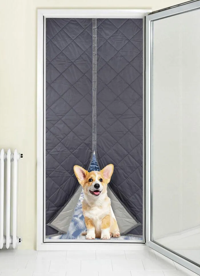 Ganzjahres-Magnetvorhang 2-in-1mit Kälte- und Hitzeschutz