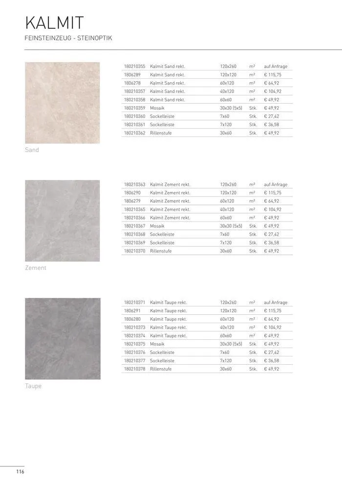 Fliesen 2024 von 5. Juni bis 31. Dezember 2024 - Flugblätt seite  114