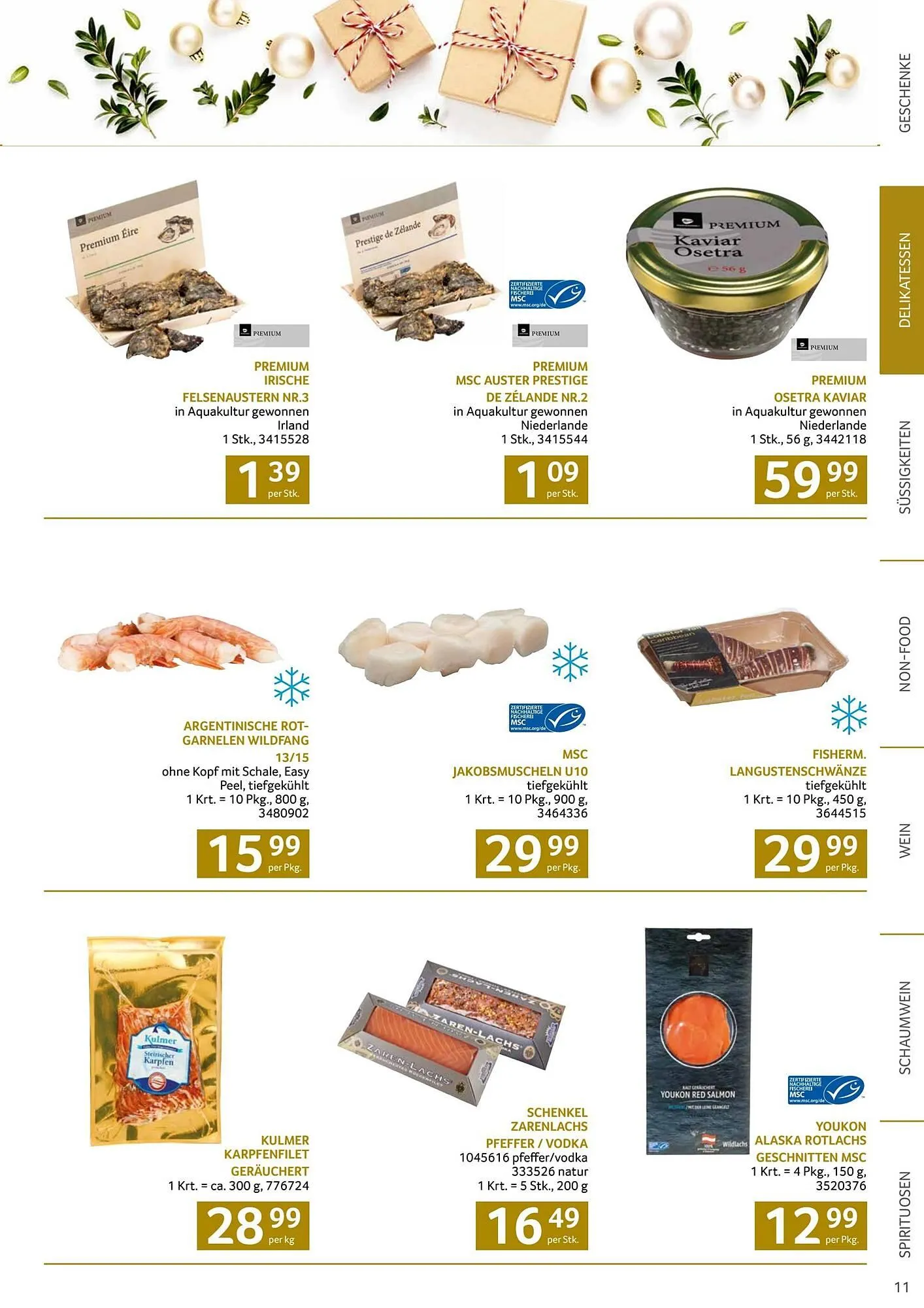 Transgourmet Flugblatt von 13. Oktober bis 25. Dezember 2024 - Flugblätt seite 11