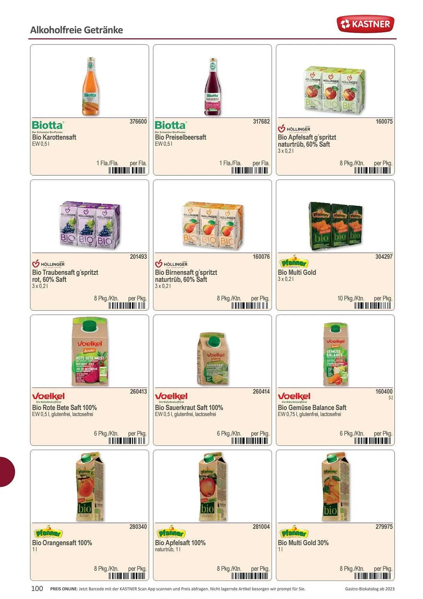 Kastner Flugblatt von 15. September bis 30. Dezember 2023 - Flugblätt seite  102