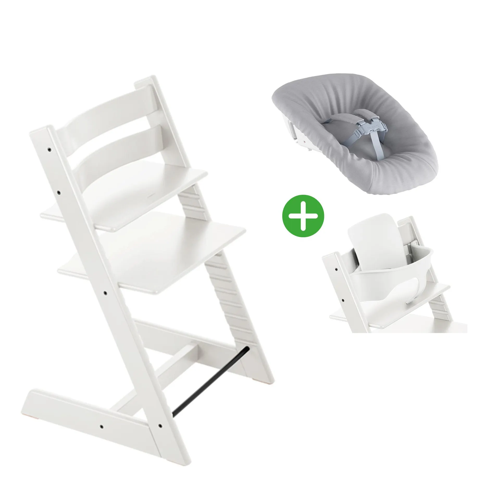 Trio Set Tripp Trapp® Buche White