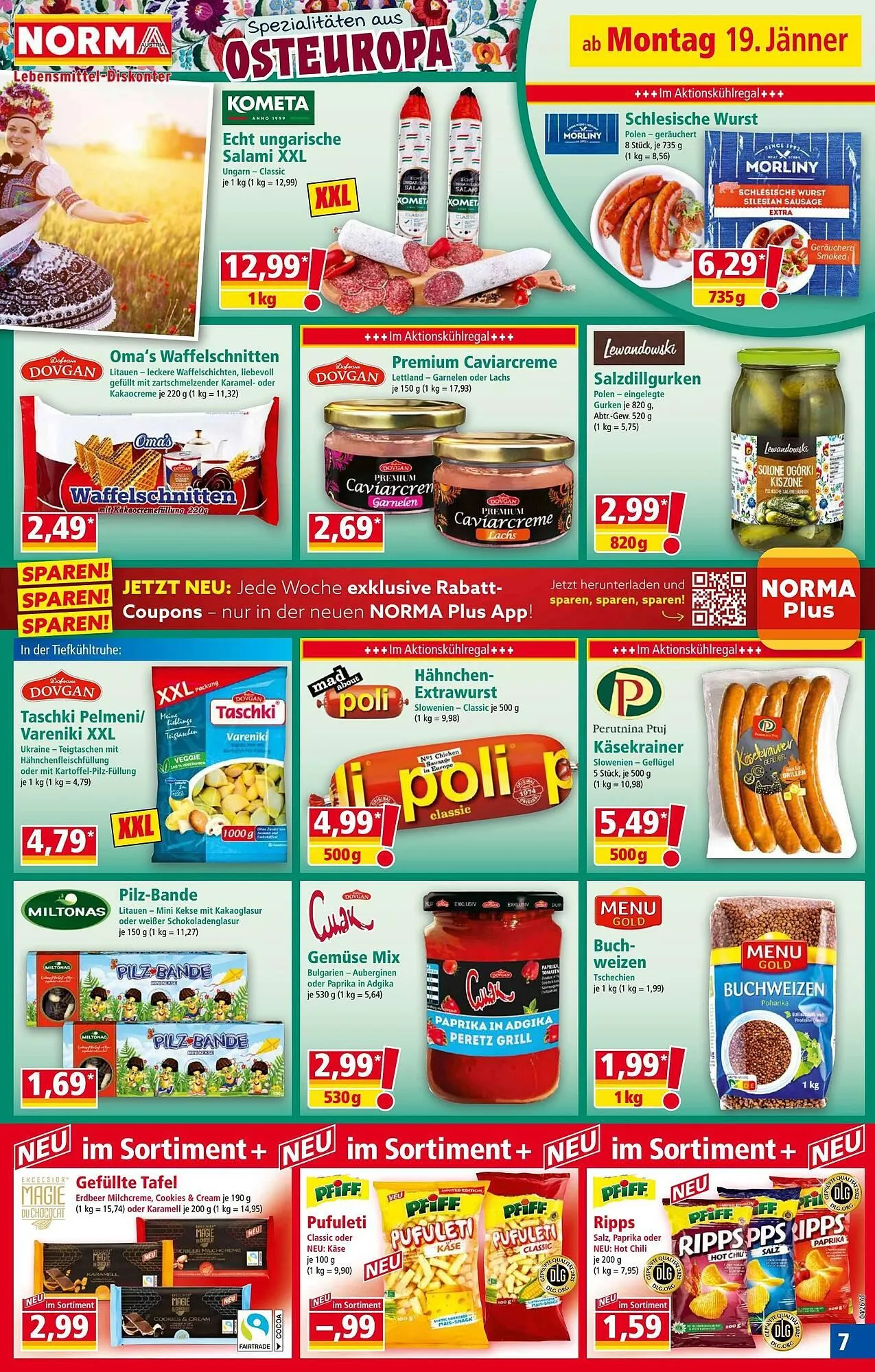 Norma Prospekt von 19. Jänner bis 25. Jänner 2026 - Flugblätt seite  7