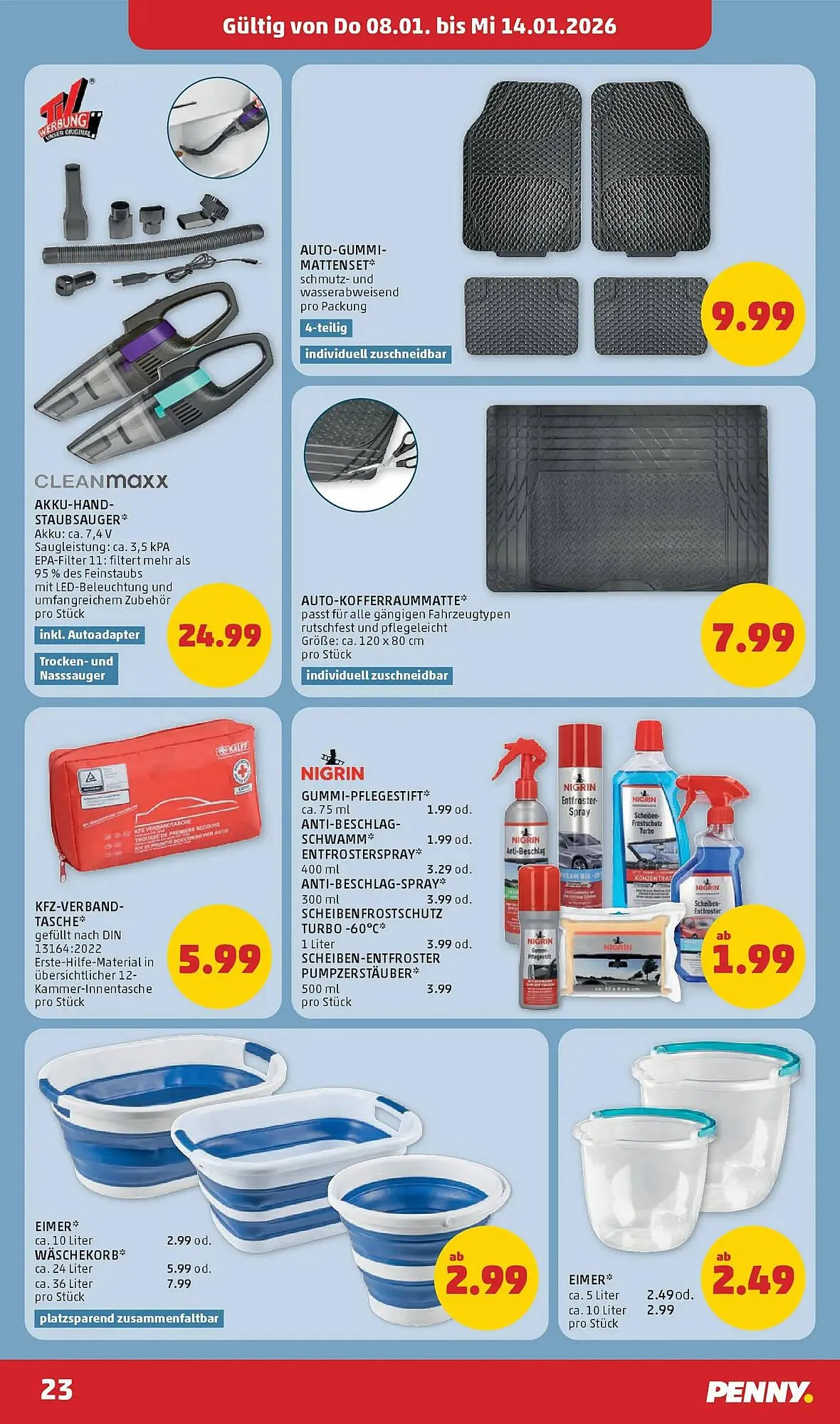 PENNY Flugblatt von 8. Jänner bis 14. Jänner 2026 - Flugblätt seite  23