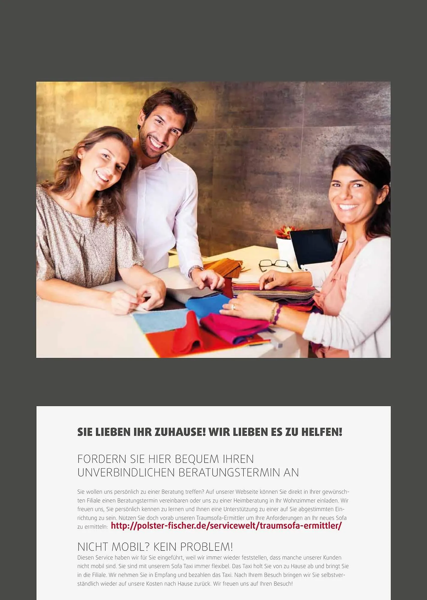 Polstermöbel Fischer Flugblatt von 19. Februar bis 31. Jänner 2063 - Flugblätt seite  73