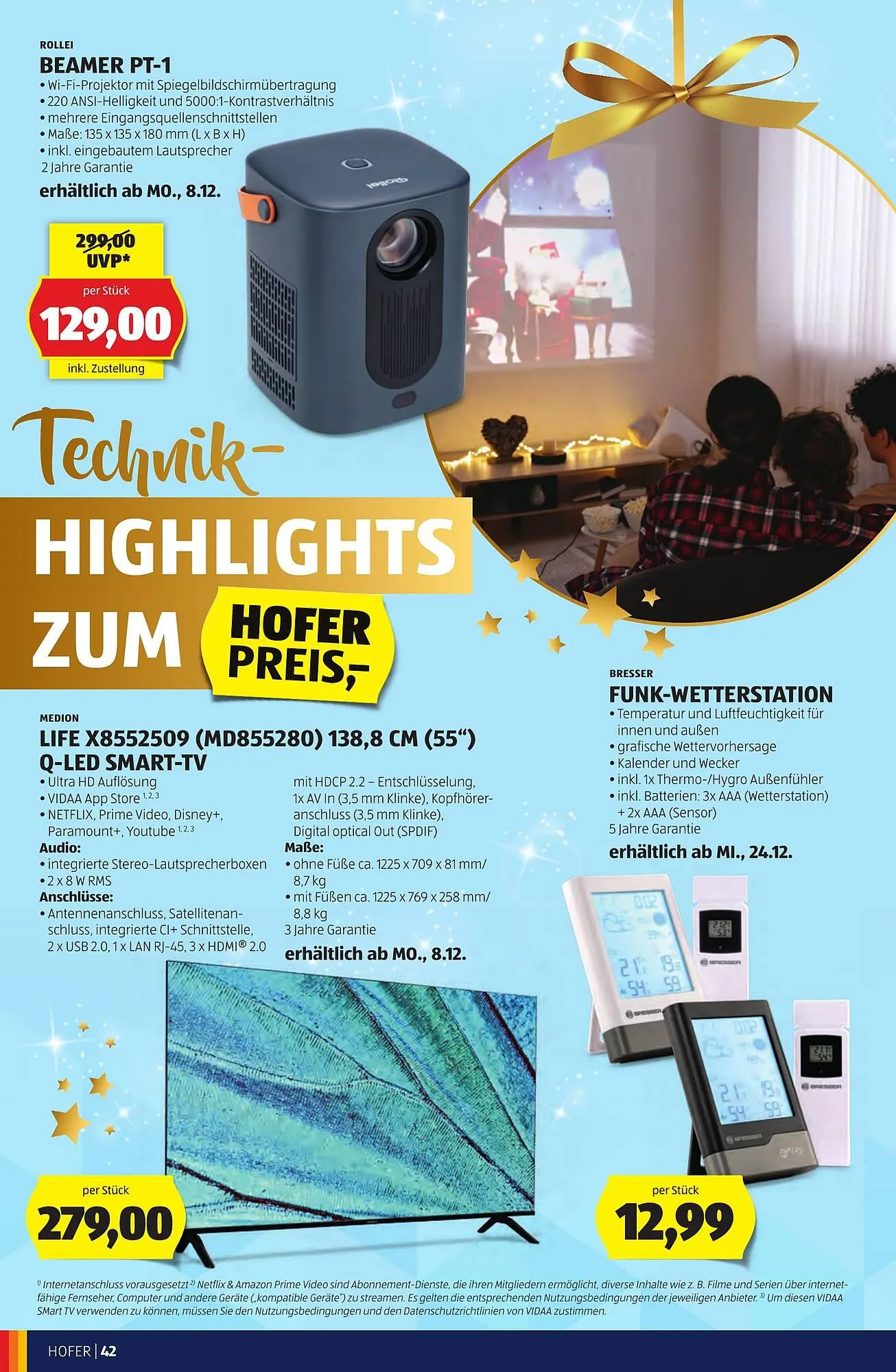 Hofer Flugblatt von 7. November bis 24. Dezember 2025 - Flugblätt seite  42