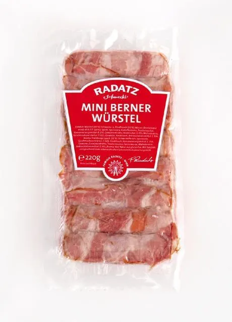 Mini Berner Würstel egalisiert