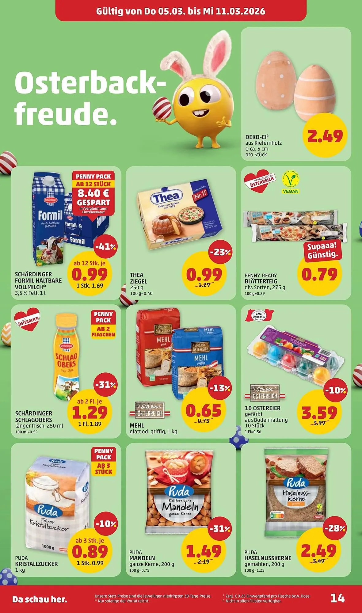 PENNY Flugblatt von 5. März bis 11. März 2026 - Flugblätt seite  14