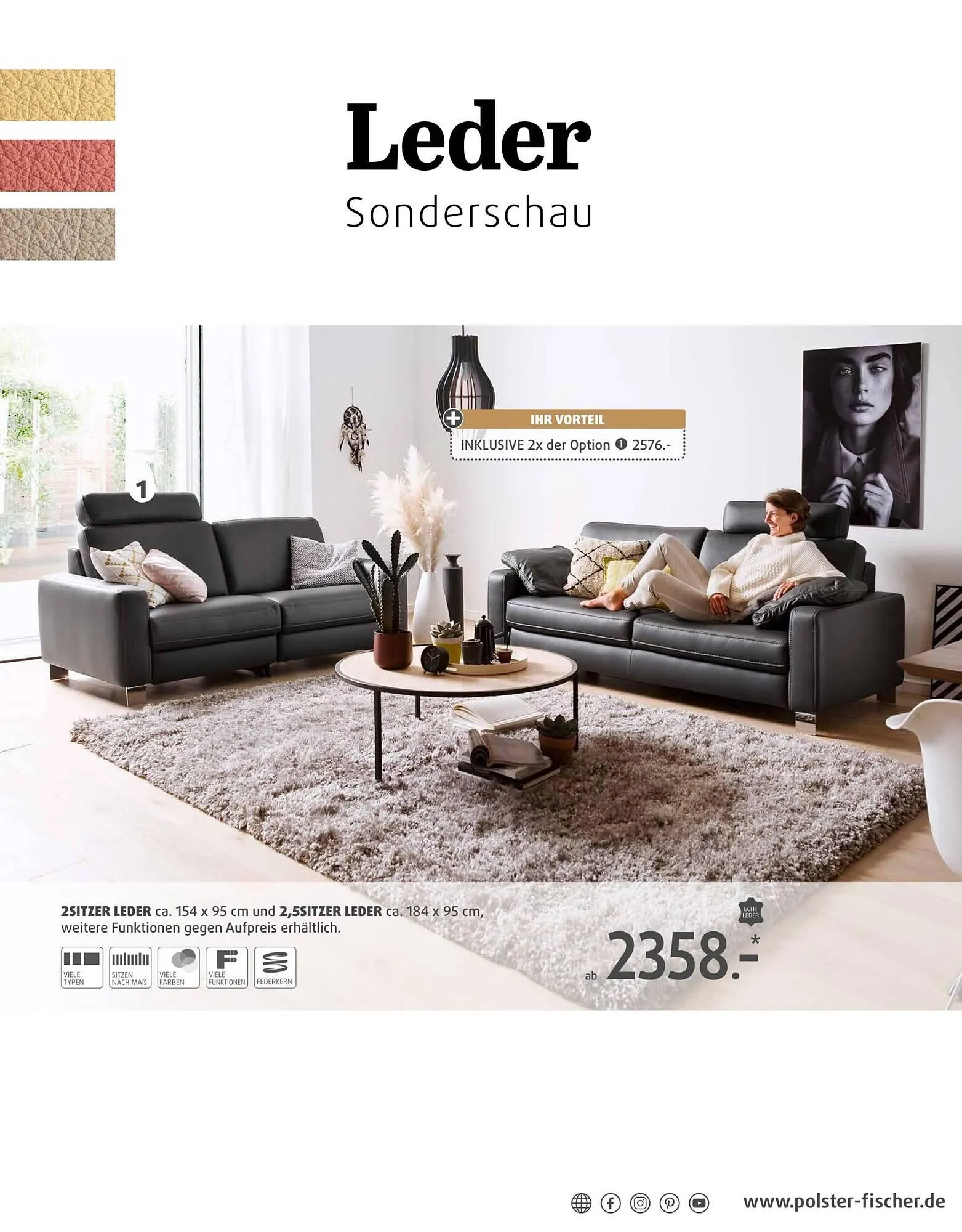 Polstermöbel Fischer Flugblatt von 15. Februar bis 17. März 2024 - Flugblätt seite  33