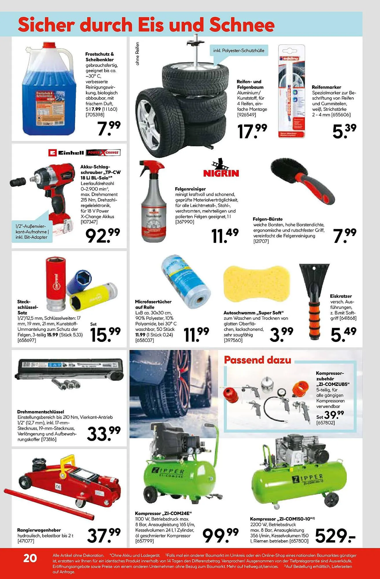 Hellweg Prospekt von 23. Oktober bis 29. Oktober 2025 - Flugblätt seite  20