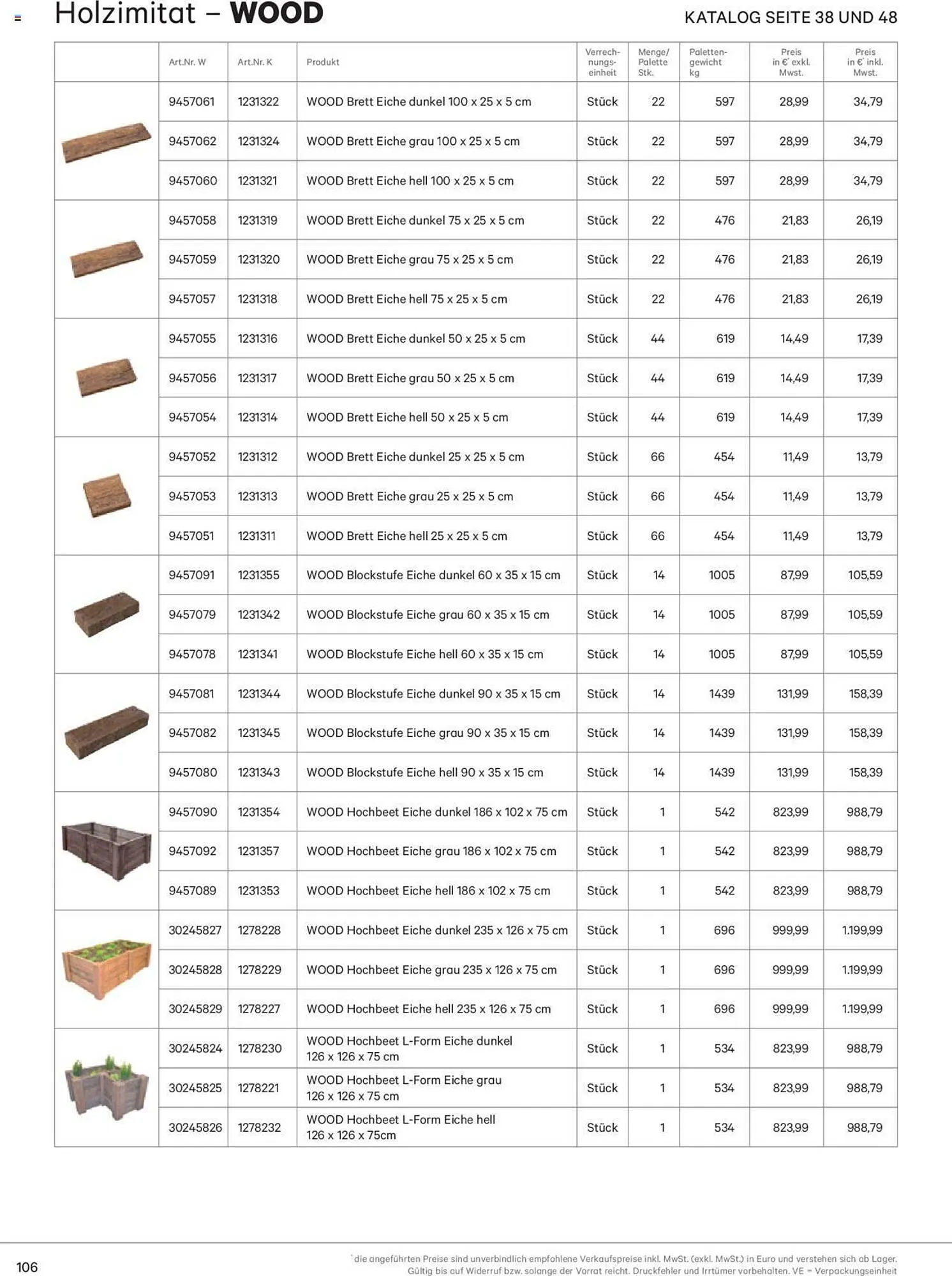 Lagerhaus Flugblatt von 2. März bis 31. Dezember 2023 - Flugblätt seite 106