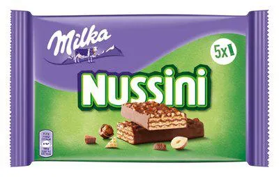 Milka Nussini Haselnuss Riegel 5er
