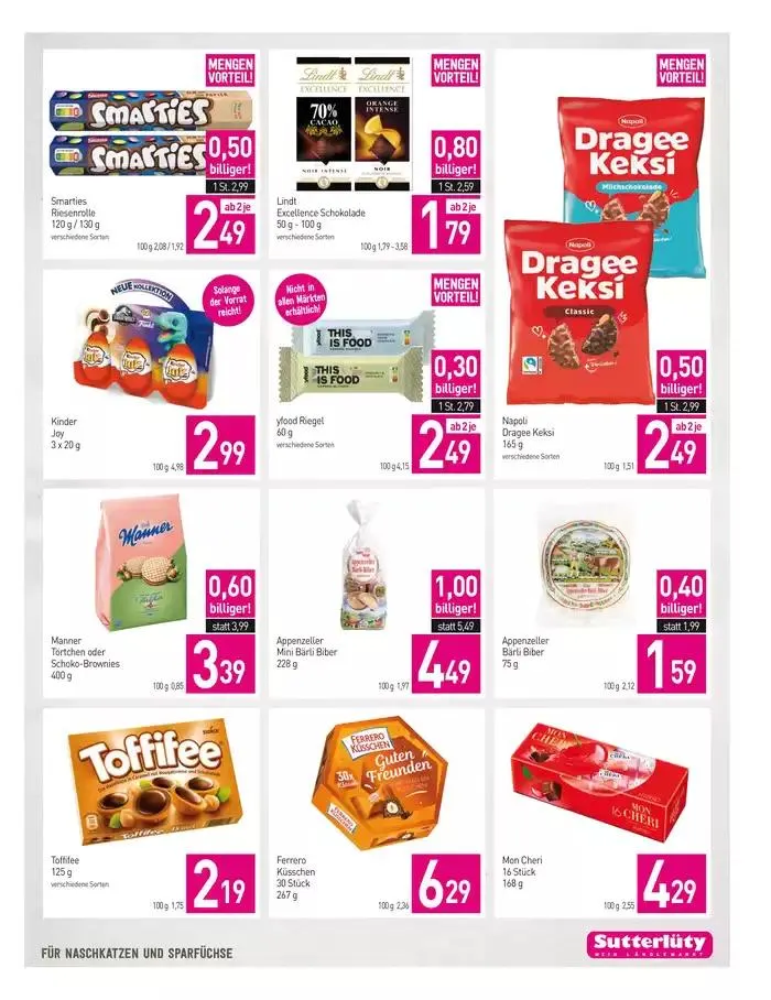 Sutterlüty flugblatt von 7. November bis 13. November 2024 - Flugblätt seite  21