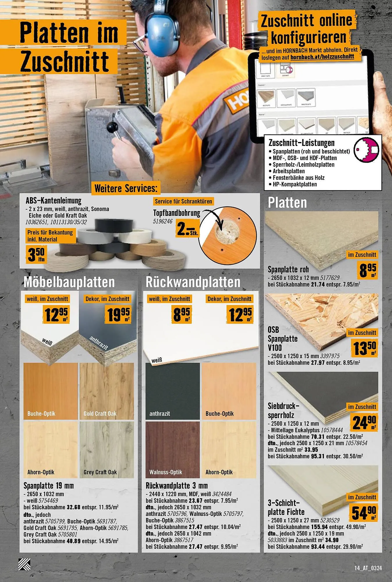 Hornbach Flugblatt von 5. März bis 5. April 2024 - Flugblätt seite  14