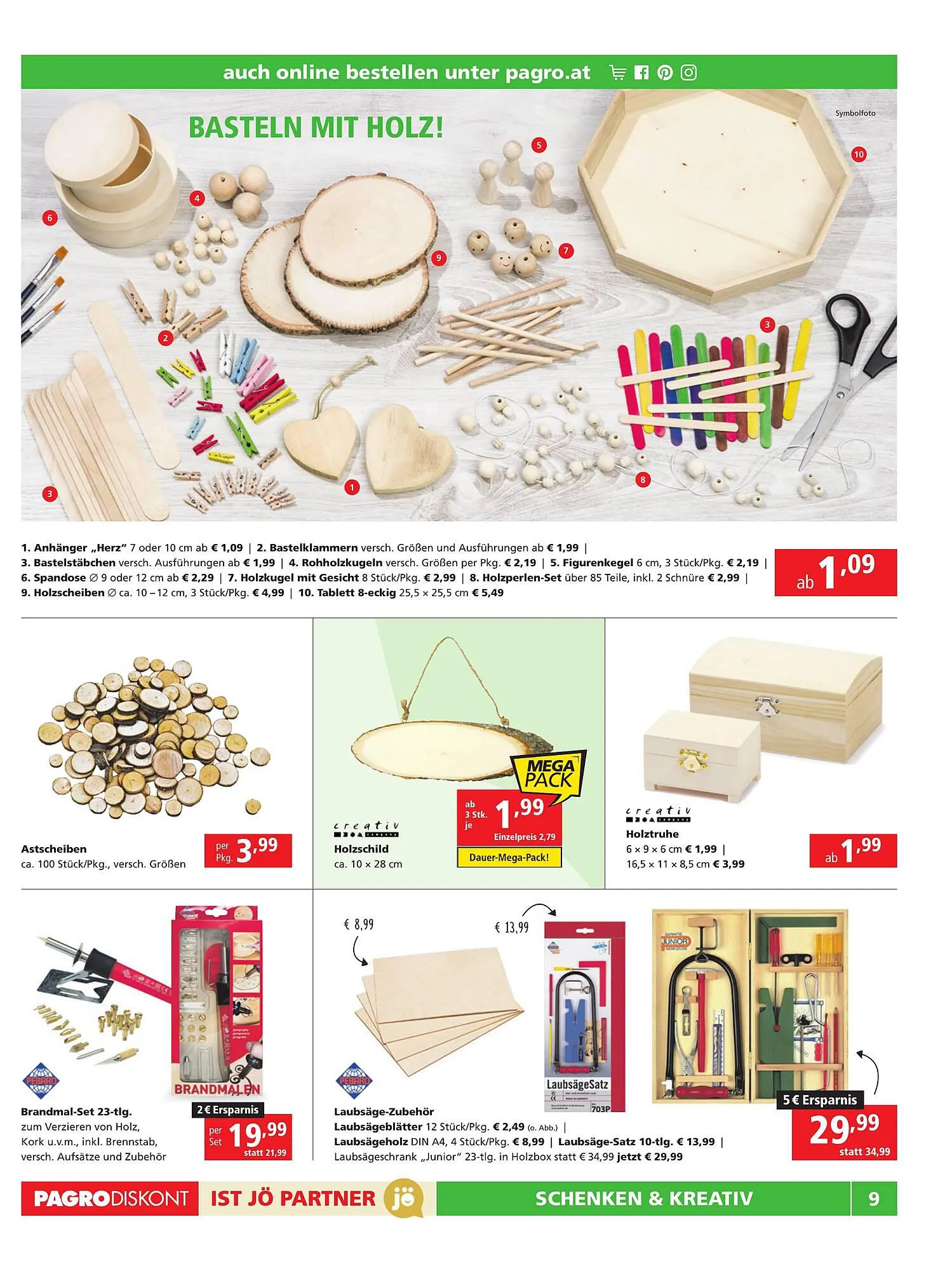 Pagro Diskont Flugblatt von 28. September bis 11. Oktober 2023 - Flugblätt seite 9
