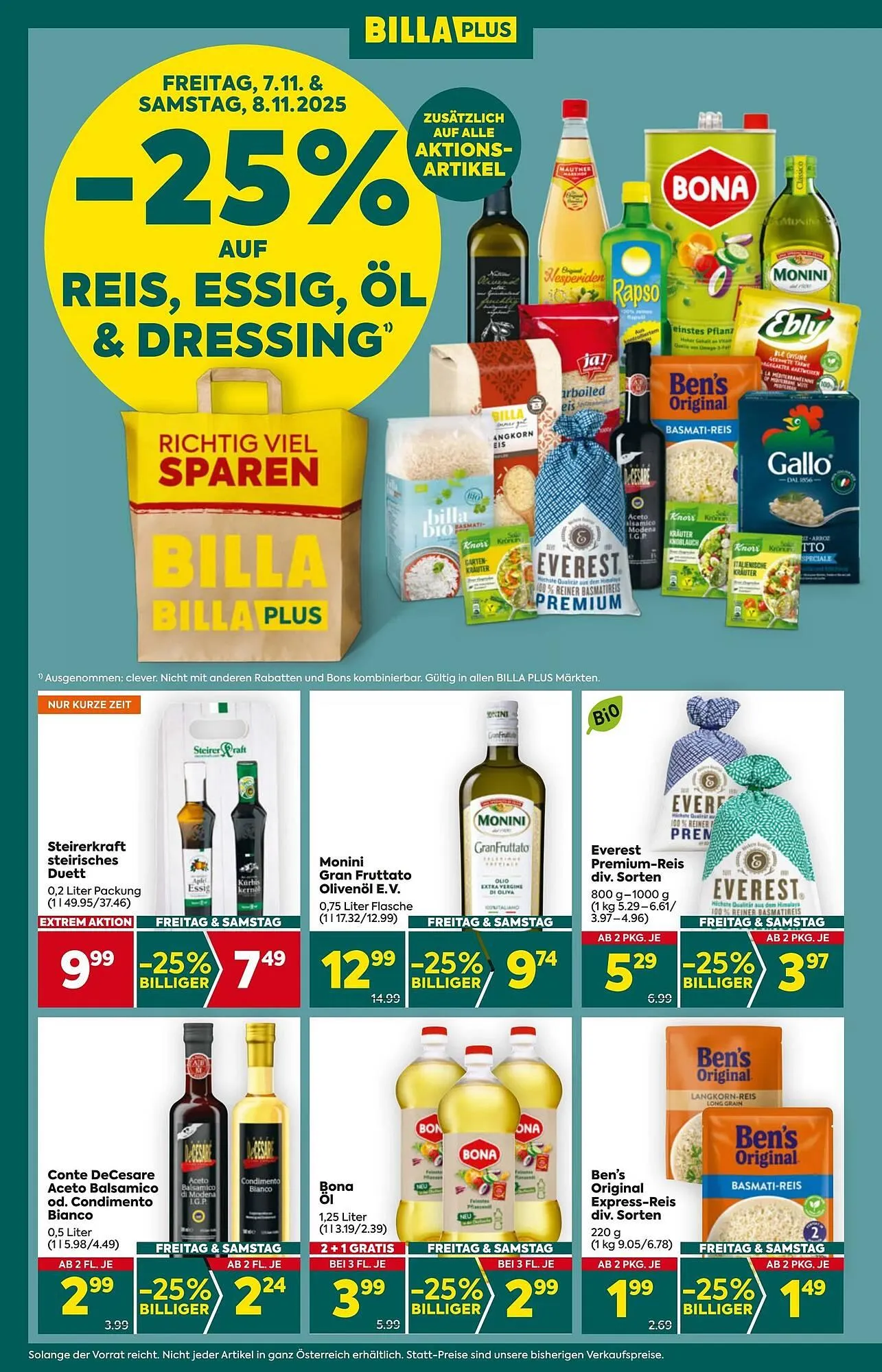 Billa Flugblatt von 6. November bis 12. November 2025 - Flugblätt seite 2