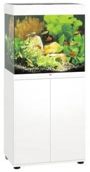 JUWEL Lido 120 Liter LED Aquarium- Schrankkombination in weiß