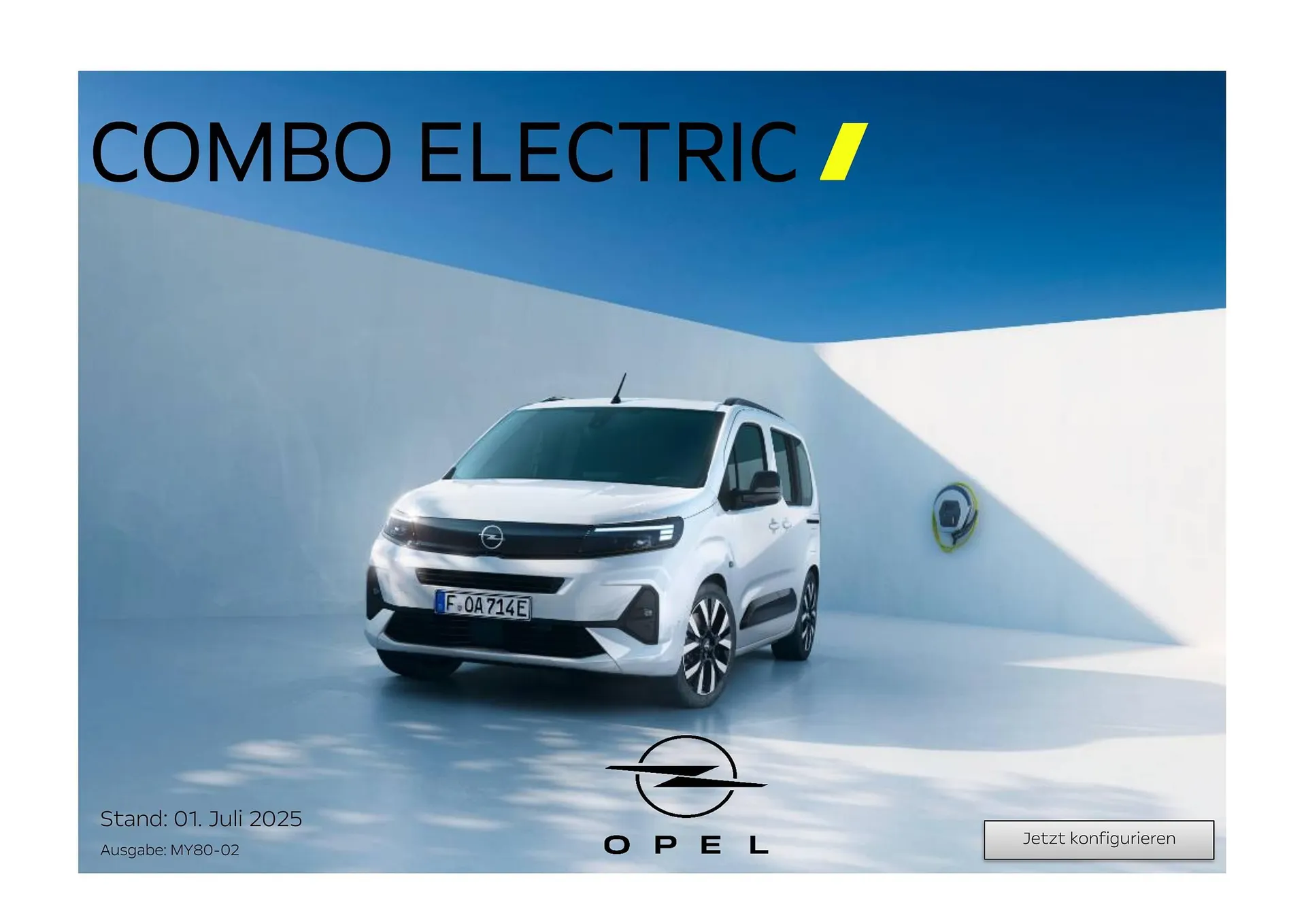 Opel Flugblatt von 18. August bis 18. November 2025 - Flugblätt seite  1