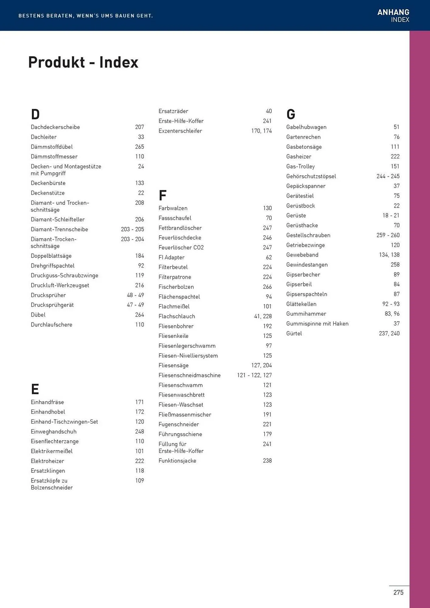 Würth Flugblatt von 22. Februar bis 31. Dezember 2024 - Flugblätt seite 275
