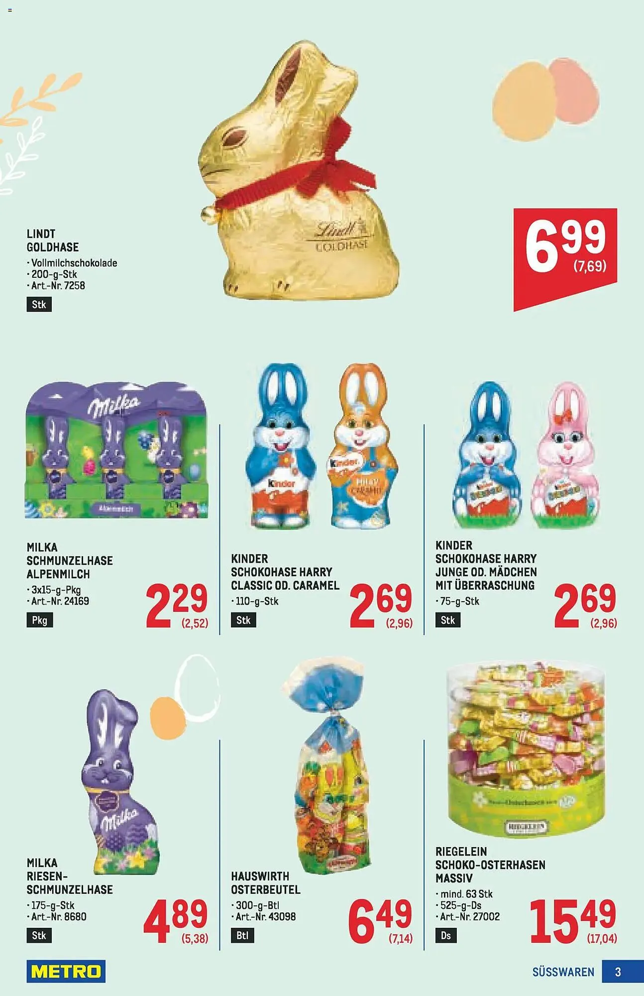 Metro Flugblatt von 19. März bis 4. April 2026 - Flugblätt seite  3