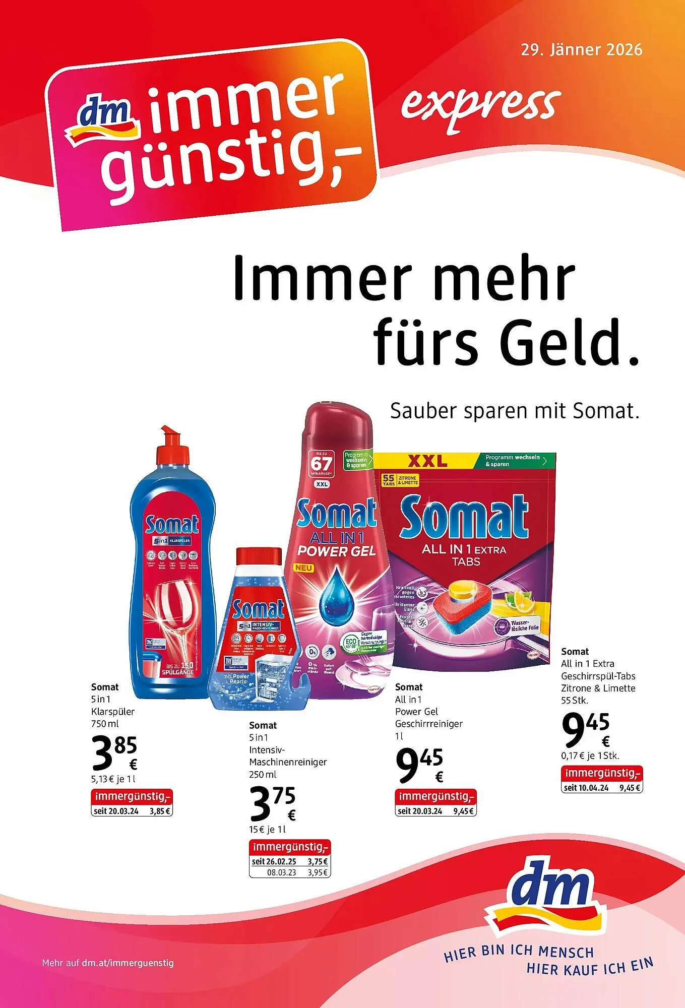 Dm Flugblatt von 29. Jänner bis 25. Februar 2026 - Flugblätt seite  1