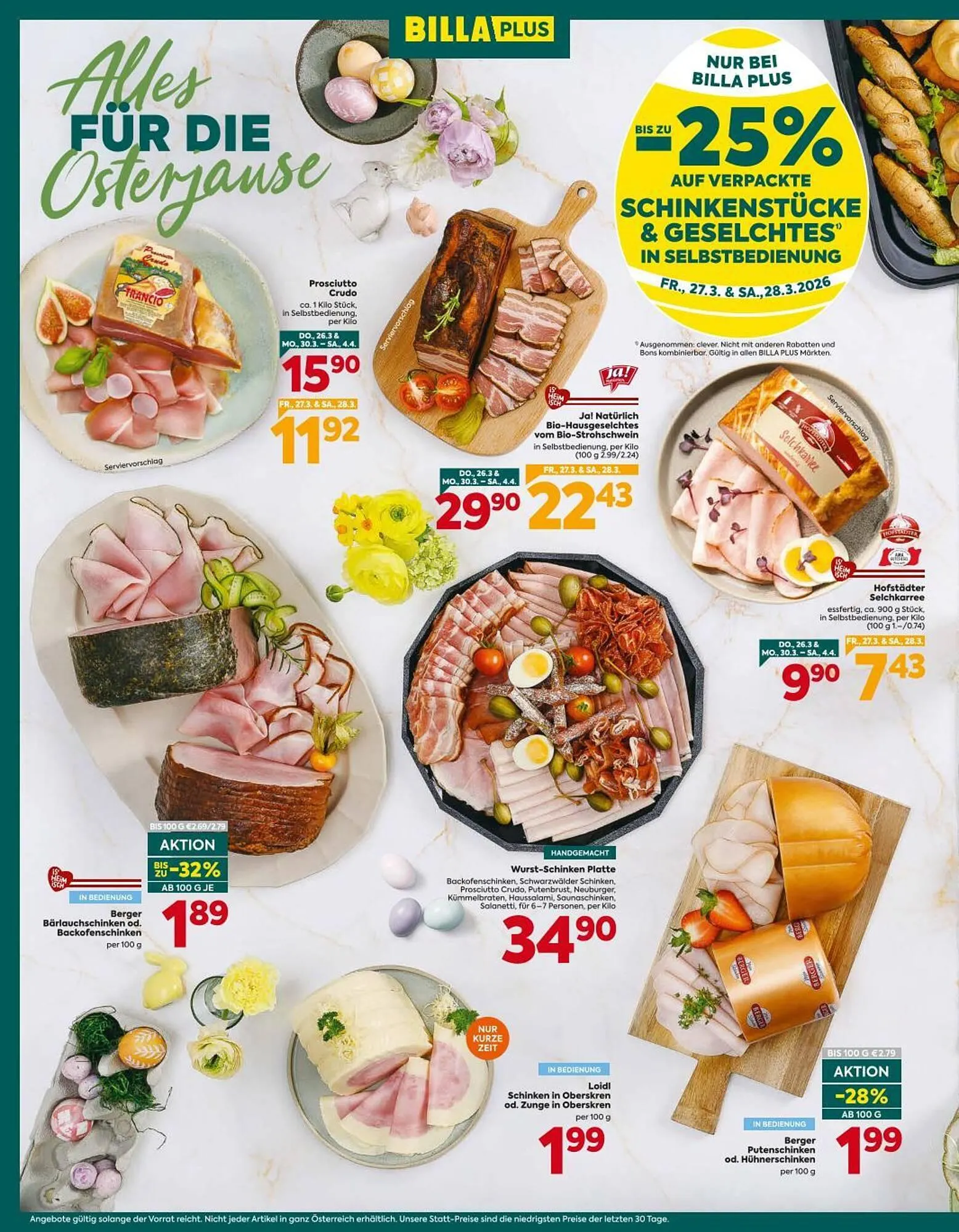 Billa Corso Flugblatt von 26. März bis 4. April 2026 - Flugblätt seite  10