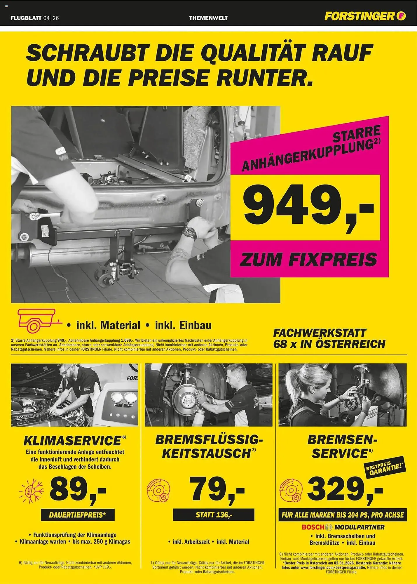 Forstinger Flugblatt von 25. März bis 15. April 2026 - Flugblätt seite 5