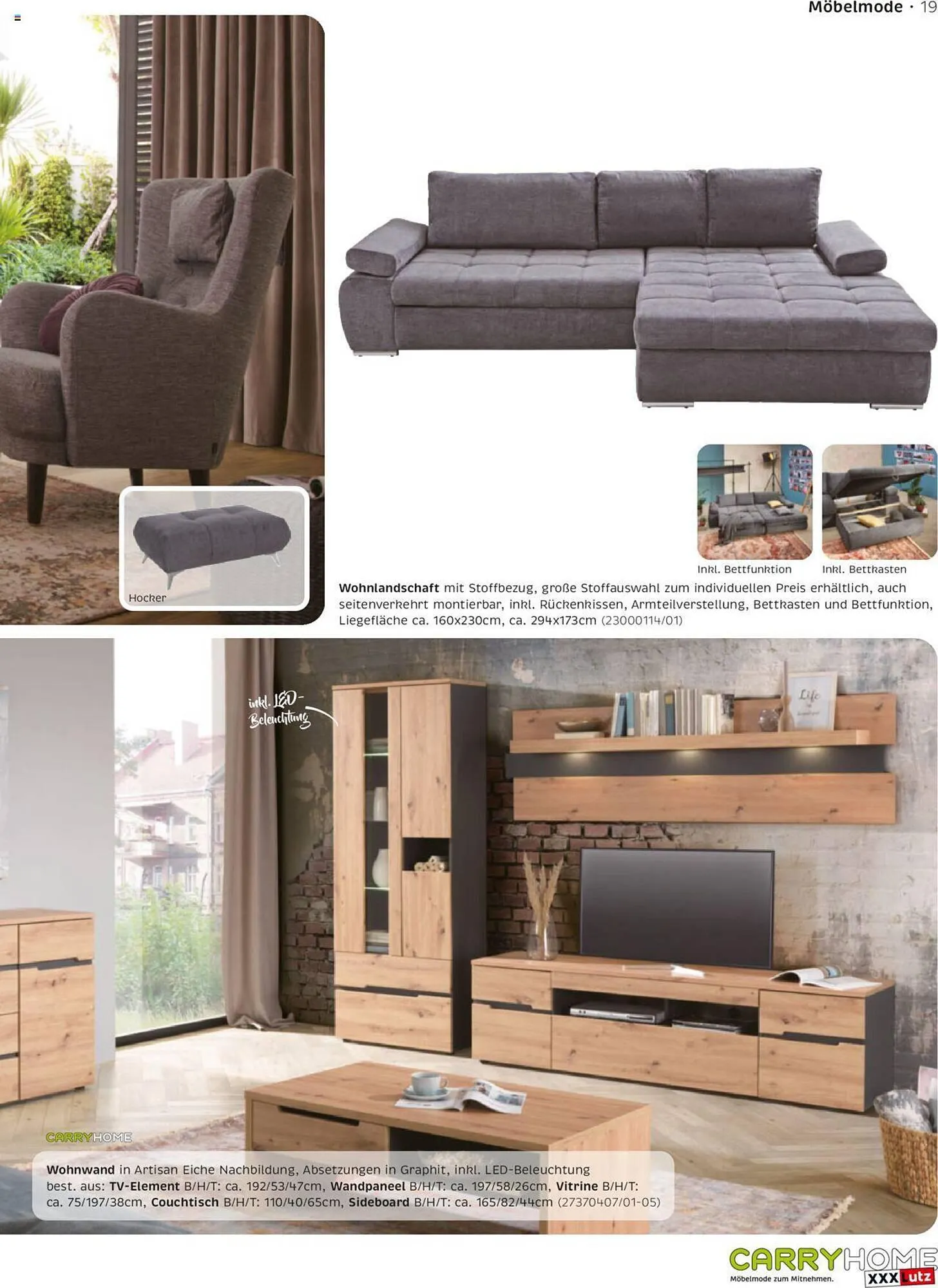 XXXLutz Flugblatt von 5. Juli bis 31. Mai 2024 - Flugblätt seite 19