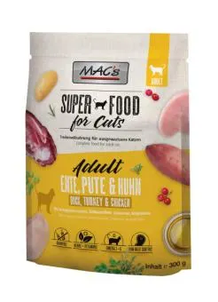 MAC's SUPER FOOD mit Ente, Pute und Huhn für Katzen 300 g
