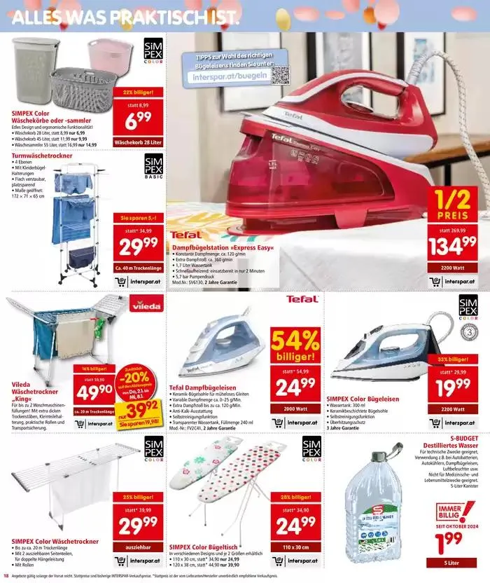 Tolles Angebot für Schnäppchenjäger von 8. Jänner bis 15. Jänner 2025 - Flugblätt seite  18