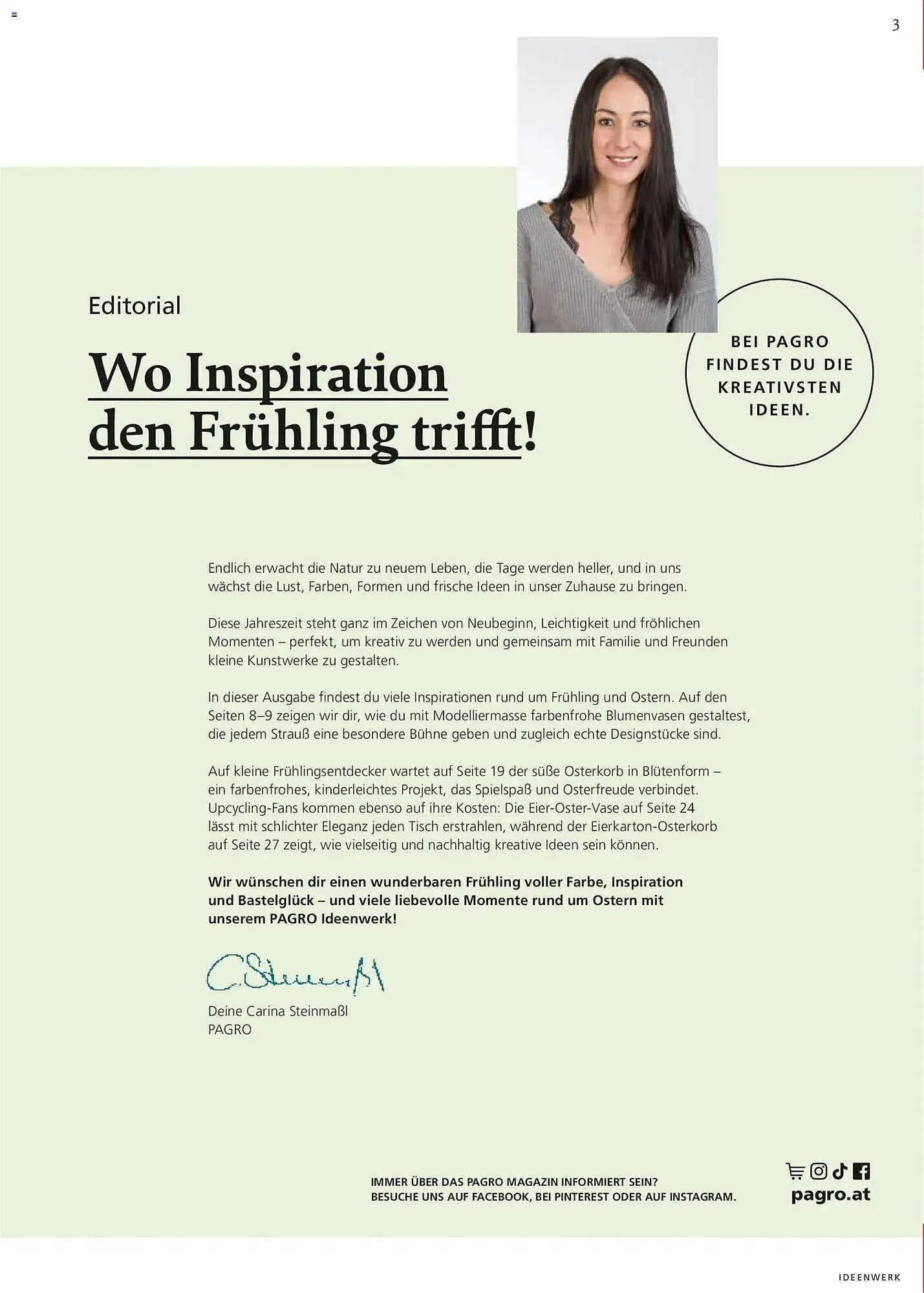 Pagro Diskont Flugblatt von 1. März bis 30. April 2026 - Flugblätt seite  3