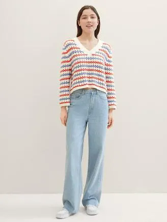 Strickpullover mit Bio-Baumwolle