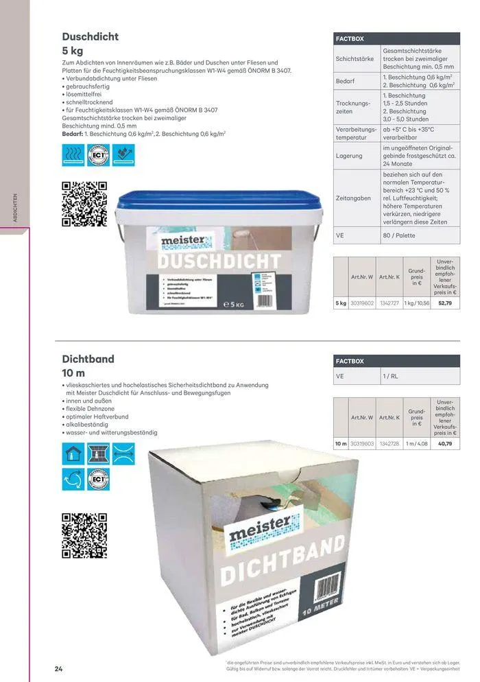 Meister Katalog von 1. Februar bis 31. Dezember 2024 - Flugblätt seite 24