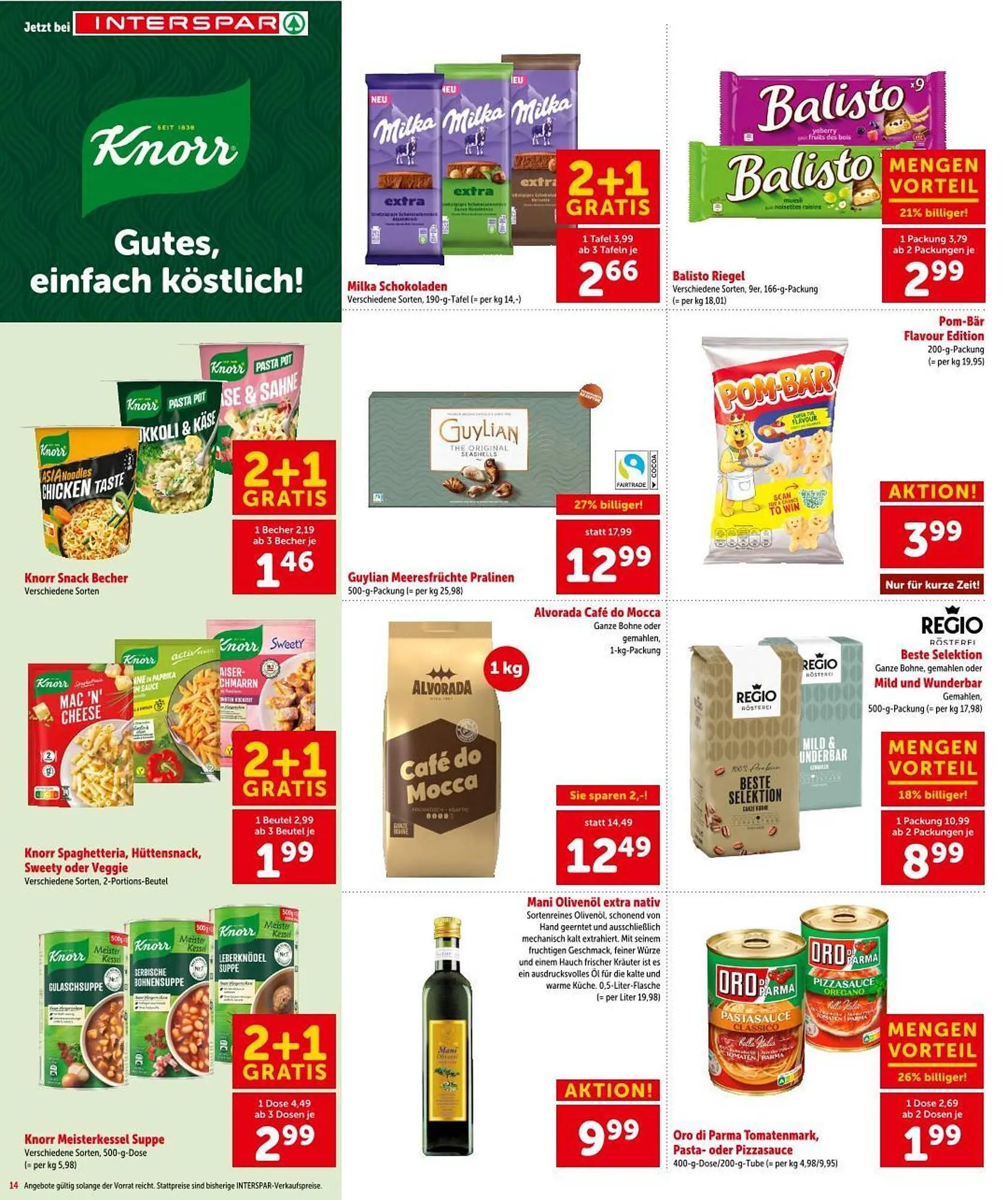 Interspar Flugblatt von 9. April bis 22. April 2026 - Flugblätt seite  14