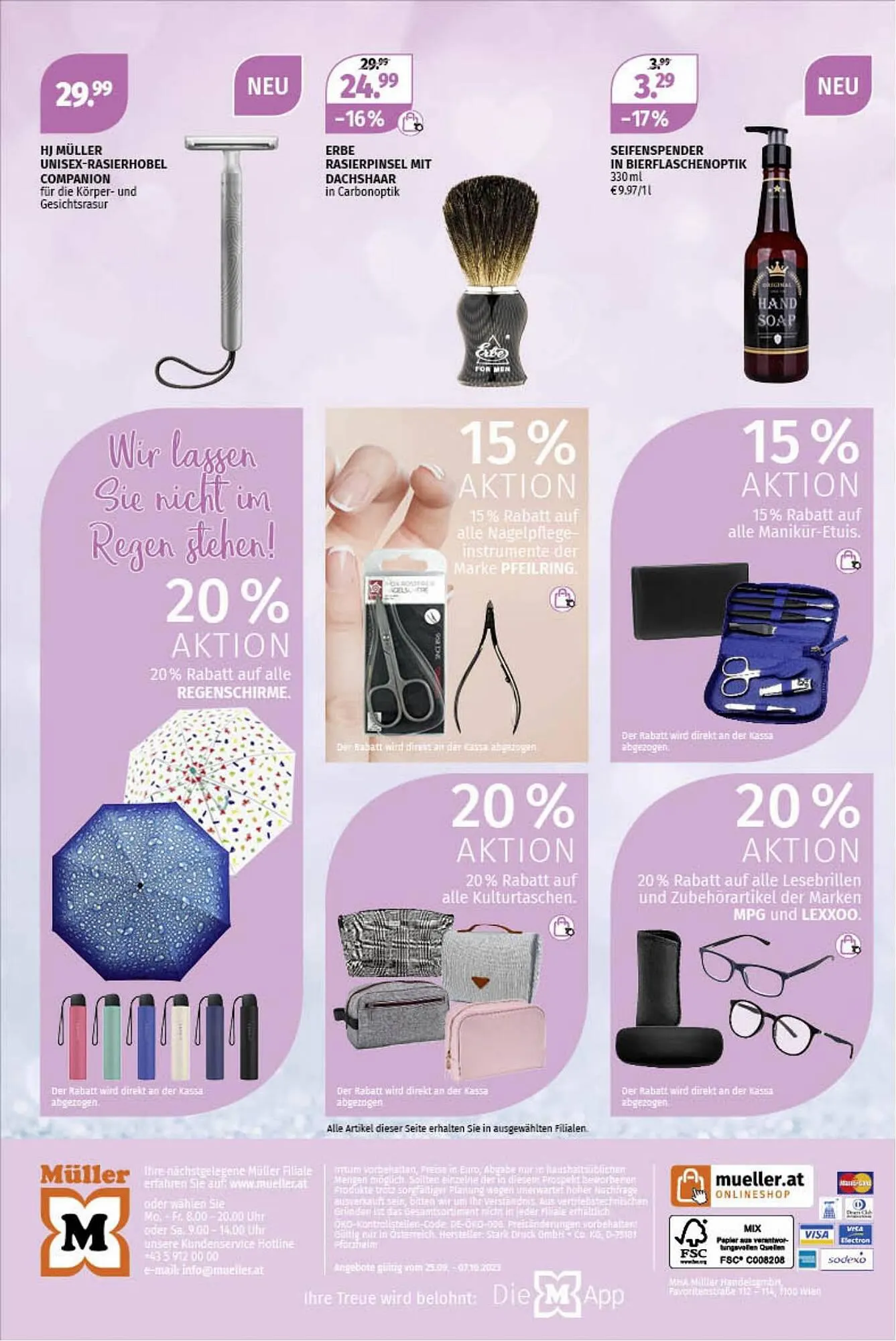 Müller Flugblatt von 25. September bis 7. Oktober 2023 - Flugblätt seite 4