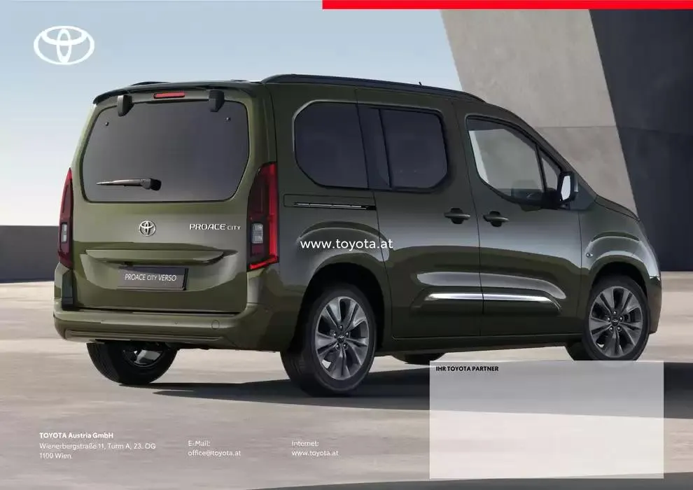 Toyota Proace City Verso & Proace City Verso Electric von 4. Jänner bis 4. Jänner 2026 - Flugblätt seite 17