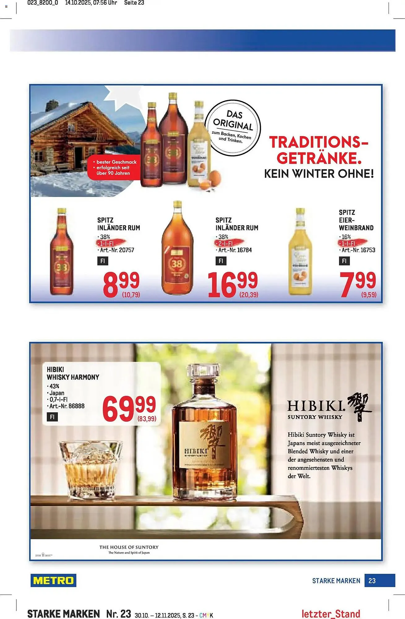 Metro Flugblatt von 30. Oktober bis 12. November 2025 - Flugblätt seite 23