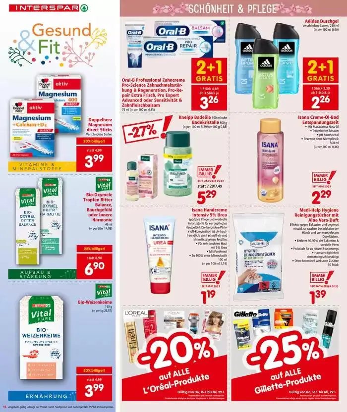 Aktuelle Deals und Angebote von 23. Jänner bis 6. Februar 2025 - Flugblätt seite  16