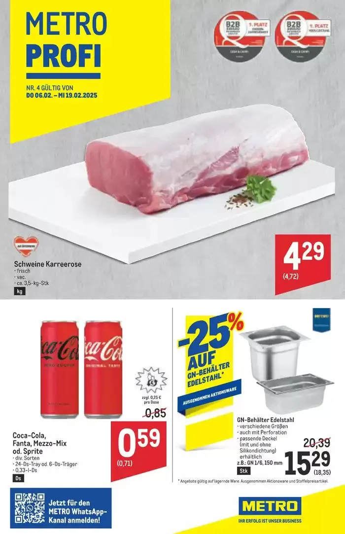 Attraktive Sonderangebote für alle von 6. Februar bis 19. Februar 2025 - Flugblätt seite  1