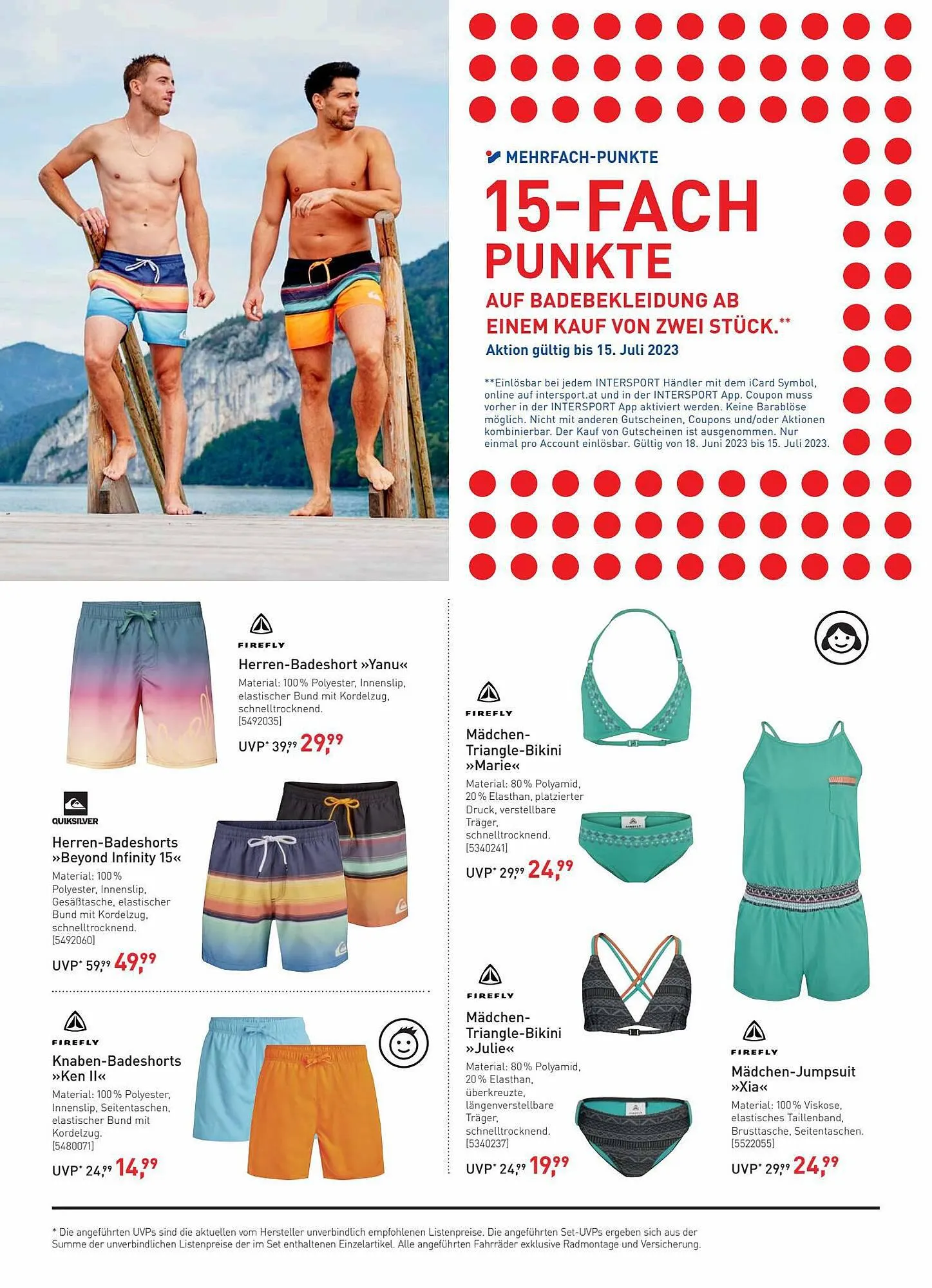 Intersport Flugblatt von 5. Juli bis 15. Juli 2023 - Flugblätt seite  2